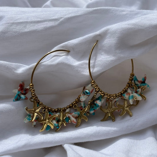Boucles d'Oreilles Marins